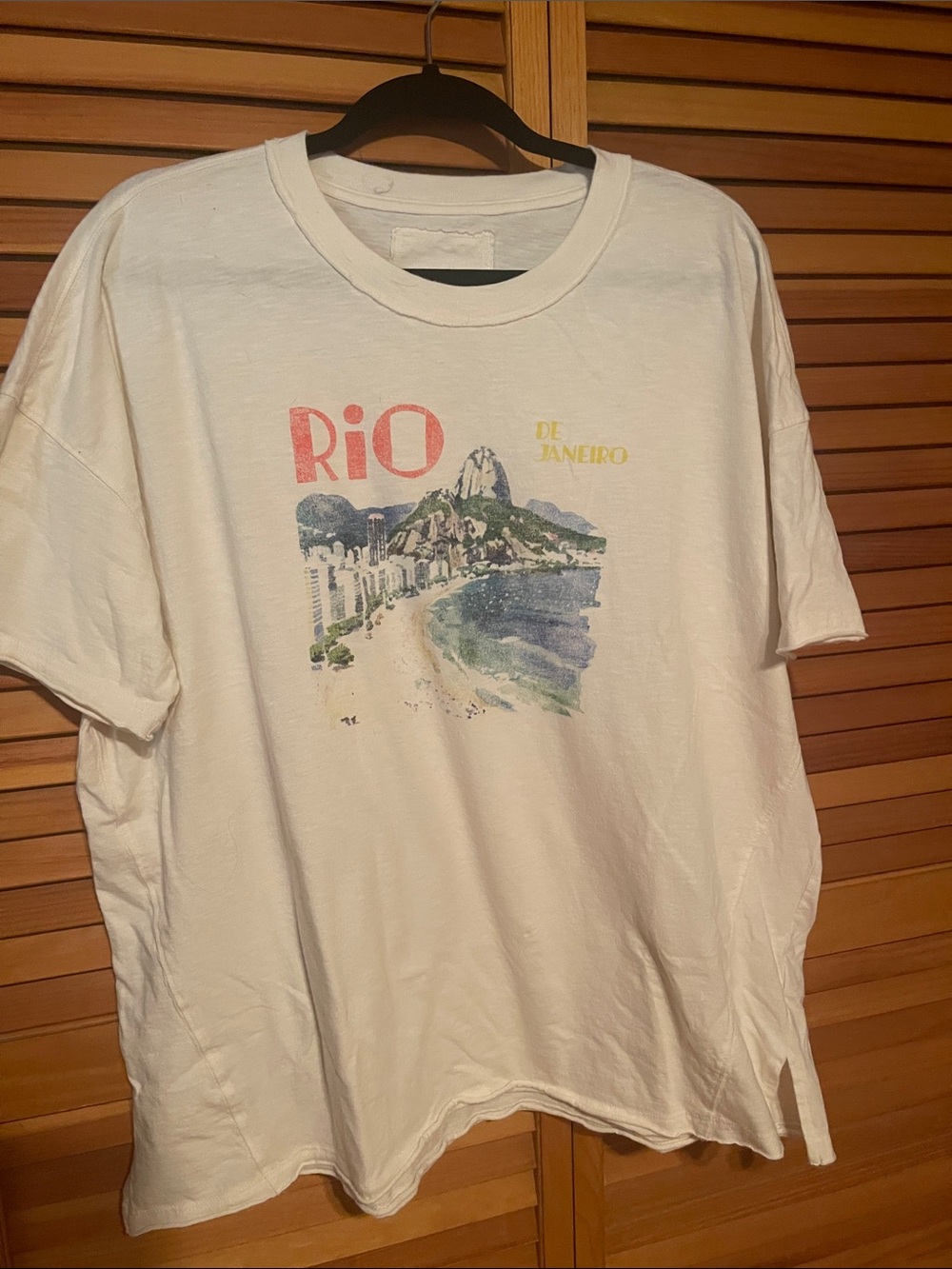 aerie White Rio de Janeiro Graphic Tee